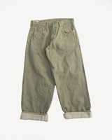 Oni Denim 822-OLD18 - 18oz "Olive Denim" Selvedge Jeans