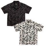 Dry Bones S/S Print Open Shirt“ZEBRA”