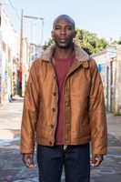 Iron Heart Alpaca-Lined N-1 Deck Jacket - IHM-35-BRN