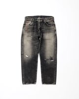Anachronorm REGULAR TAPERED REMAKED 5P PANTS BLACK(REMAKE)