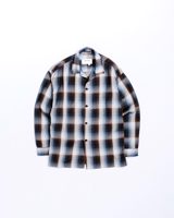 Anachronorm RELUX OPEN COLOR CHECK SHIRTS BLUE CHECK