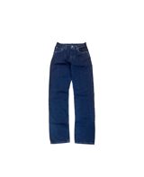 Left Field NYC Smokestack Indigo Japanese Sunset Blvd jeans with multi colored weft