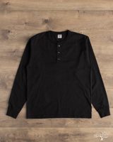 Flat Head FN-TSHL-004 - Long-Sleeve Henley T-Shirt
