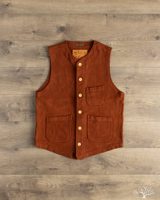 Studio d'Artisan Amami Mud-Dyed Sashiko Vest
