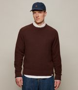Merz b. Schwanen Sturdy Ribbed Cotton Sweater