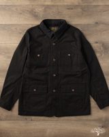 Iron Heart IHJ-148-BLK - 10oz Kurashikizome Organic Cotton Duck Chore Jacket