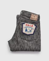 Graph Zero "Black Grey Skein Dyeing" 15oz Grey Selvedge Denim