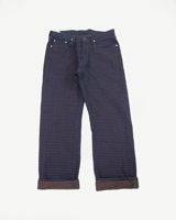 Studio D'Artisan D1897RS - 15.5oz "Kakishibu Sashiko" Indigo Jacquard Denim