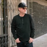 RRL Jersey Henley Shirt