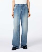 Japan Blue Jeans JMJA0900 (M01) 9oz Light Loose Jeans Medium Indigo