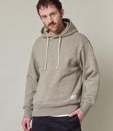 Merz b. Schwanen Textured Heavyweight Rugged Fleece Cotton Hoodie