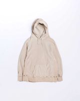 Anachronorm PIGMENT DYED SIDE LIB SWEAT PARKA BEIGE