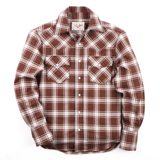 Freenote Cloth Western Scout Brown Plaid