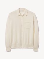 Buck Mason Ecru California Cashmere Collared Cardigan