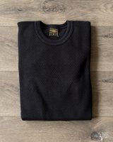 Iron Heart IHTL-1700-BLK - Extra Heavy Cotton Knit Thermal