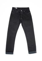 Blackhorse Lane Ateliers NW8 Heritage Slim Rinsed 'Stay Black' 14.5oz Italian Selvedge Mens Jeans