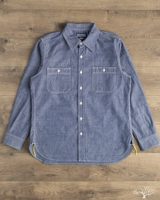 Iron Heart IHSH-21-BLU - 10oz Selvedge Chambray Work Shirt
