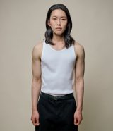 Merz b. Schwanen Iconic Ribbed Cotton Tank Top