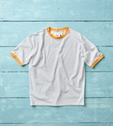 Drake's and Yellow Tipped Ringer T-Shirt