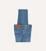 Drake's Custom Wash 14.2oz Japanese Selvedge Denim Five-Pocket Jeans