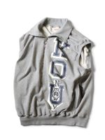 Kapital 30/-裏毛 ハーフZIPベスト(KO_Upt)