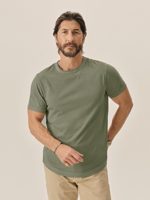 Buck Mason Pilot Sage Pima Curved Hem Tee