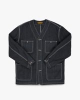 Iron Heart 10.5oz Herringbone Collarless Chore Jacket