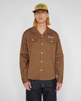 Brain Dead Poplin Camp Collar Shirt