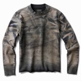Schaeffer's Garment Hotel Artist Distressed Dirty ivory French Terry Crew Sweatshirt