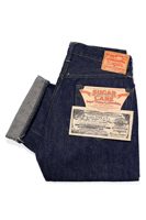 Sugar Cane Lot No. SC49001 / SUGAR CANE Super “Denim” Collectibles #01 14oz. BLUE DENIM WAIST OVERALLS “S1945” MODEL