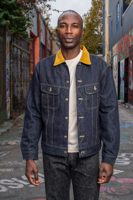 The Flat Head Flat Head Indigo Left Hand Twill Denim Jacket
