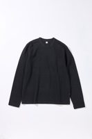 Pure Blue Japan [LS-SLB-5011-BK] 8oz Slub Jersey Long Sleeve T-shirt