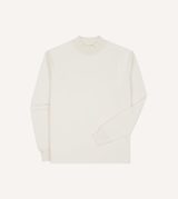 Drake's Cotton Long-Sleeve Mock Neck Hiking T-Shirt