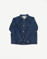 Graph Zero Shawl Collar Raglan Embossed Checkers Jean Jacket