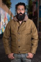 Iron Heart Alpaca-Lined N-1 Deck Jacket - IHM-35-KHA