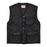Freenote Cloth Keynot Black Wool Hunting Vest