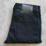 Gustin #212 Double Black Monster Sashiko Denim (Skinny)