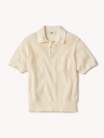 Buck Mason Natural Riviera Cotton Polo