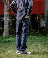 Momotaro Jeans G014-MZ 14.7oz Copper Label Deep Colored Selvedge denim Slim Tapered Zipper fly-One Wash-28