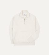 Drake's Cotton Quarter Zip Sweatshirt