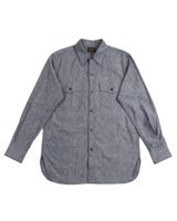 Black Sign 6.5oz Chambray US Navy Shirts