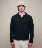 Merz b. Schwanen Merino Wool-Cashmere-Silk Long Sleeve Shirt