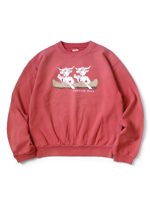 Kapital 裏毛 クルースウェット（`L`LONGHORNpt）
