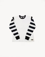 Iron Heart IHTB-12-WHT - 11oz Cotton Knit Long-Sleeved Sweater