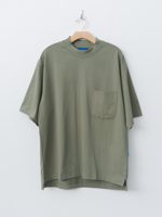 Document Cotton Mock Neck Pocket T-Shirt
