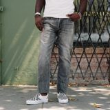 Full Count 1108 13.7oz Slim Straight Jean Black Dartford Splatter FINAL SALE