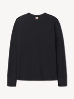 Buck Mason Vintage Black Toughknit Thermal L/S Crew