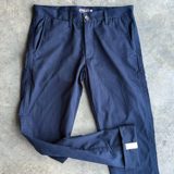 Epaulet Rivet Chino Navy 8oz Dragoni Cotton Twill