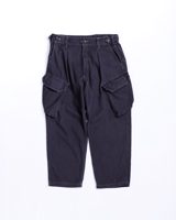 Anachronorm HERRINGBONE COMBAT CARGO TROUSERS CHARCOAL