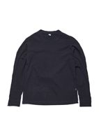 Pure Blue Japan [LS-5011-IDBK] Indigo Jersey Crew Neck Long Sleeved T-shirt
